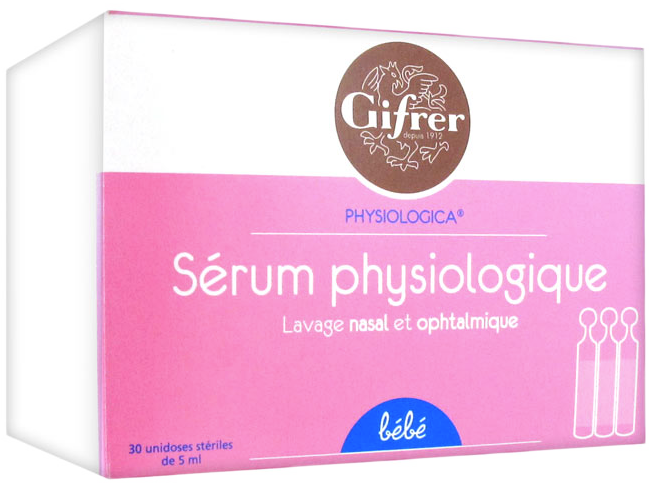 Gifrer physiologica sérum physiologique 30 x 5 ml