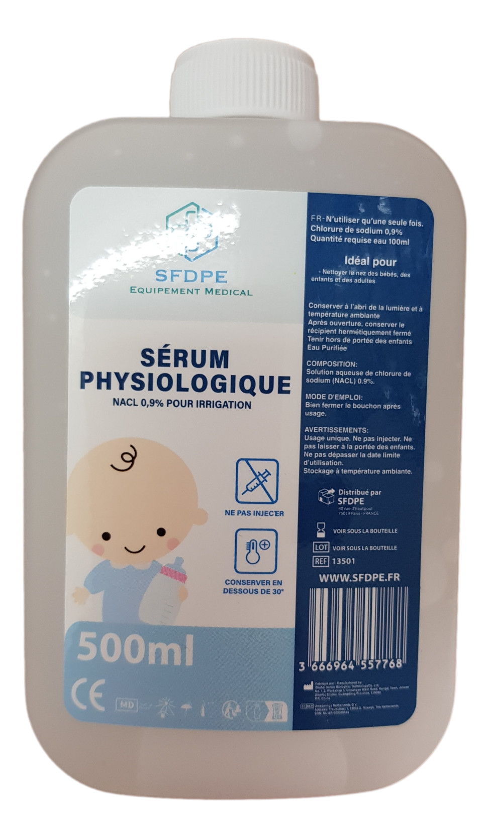Sérum physiologique   500ml